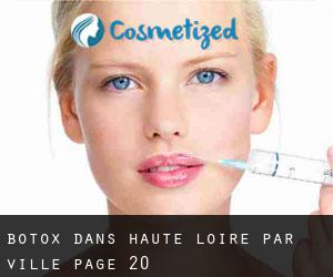 Botox dans Haute-Loire par ville - page 20
