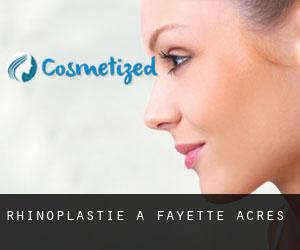 Rhinoplastie à Fayette Acres