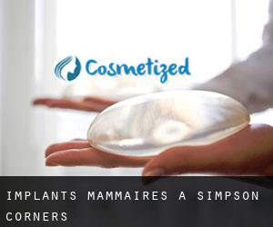 Implants mammaires à Simpson Corners