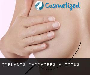 Implants mammaires à Titus